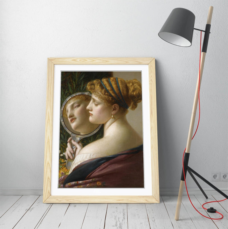 Framed Wall Art Featuring Frederick Sandys The Pearl Painting – Matte Paper Poster