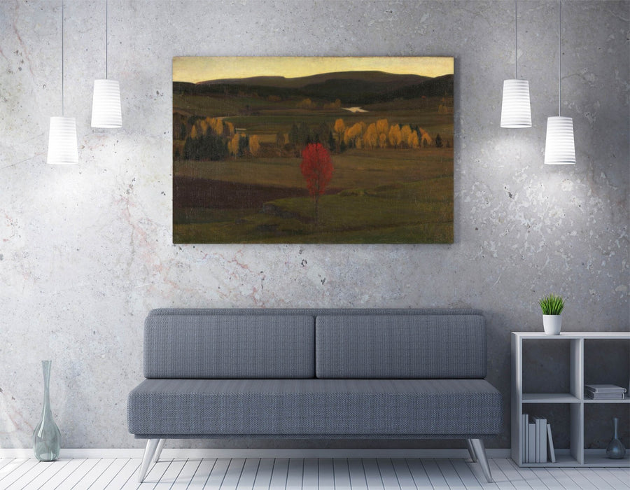 LARS JORDE, LANDSCAPE -CANVAS WALL ARTWORK PICTURE PRINT