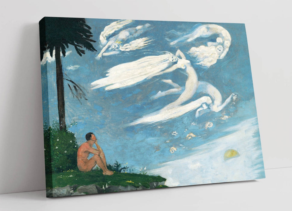 ARNOLD PETER WEISZ-KUBINCAN, COMPOSITION -CANVAS WALL ARTWORK PICTURE PRINT