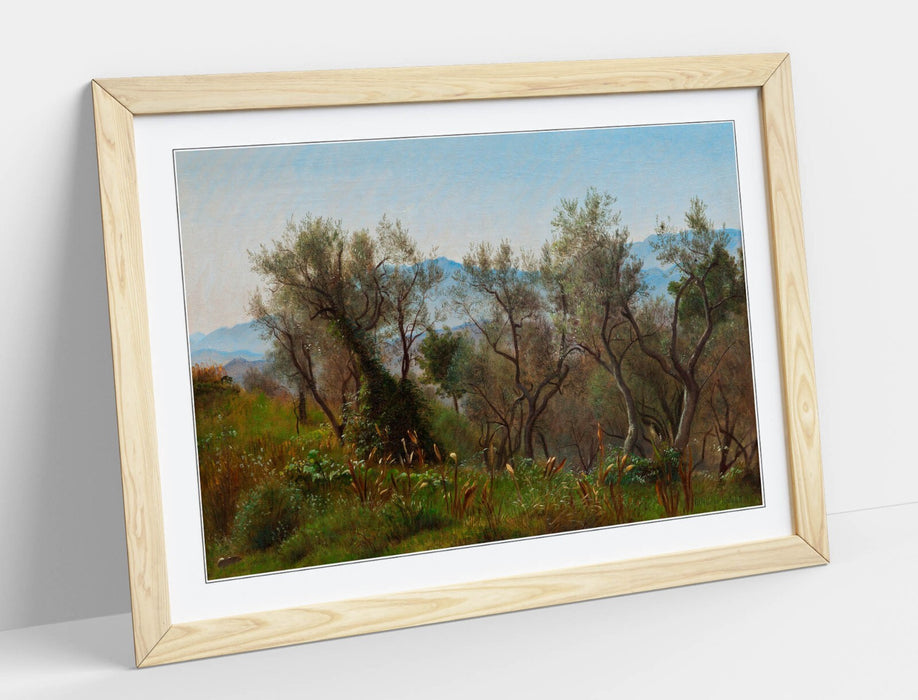 Framed Wall Art - Olive Trees Poster Print by P.C. Skovgaard | Handmade UK Art
