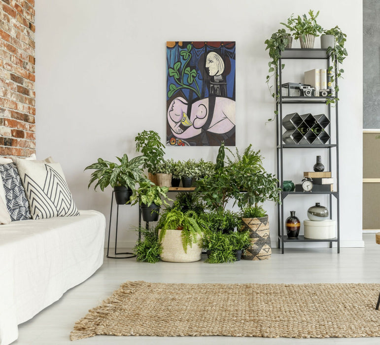 Canvas Wall Art Print - Picasso Nude Green Leaves on Archival Grade Canvas