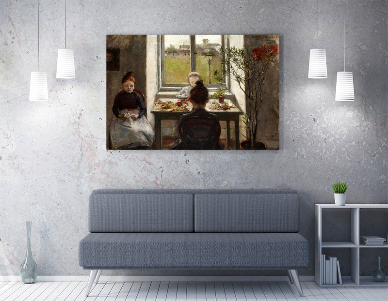 Canvas Wall Art – Olga Boznanska Florist Print | Handmade UK Artwork
