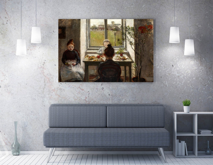 Canvas Wall Art – Olga Boznanska Florist Print | Handmade UK Artwork