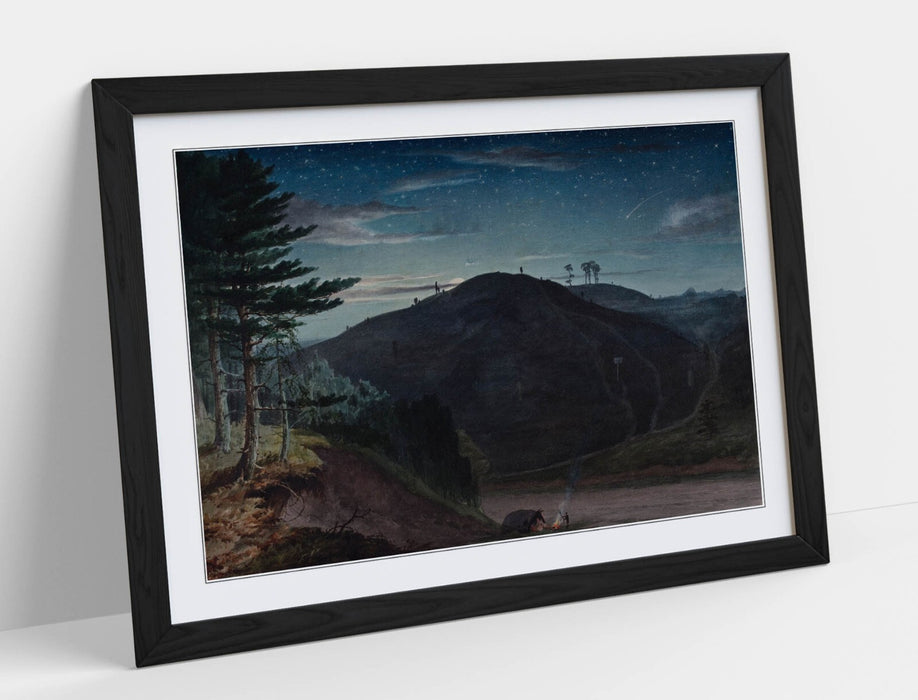 Framed Wall Art Poster – Handmade Wall Art with Woodgrain Frame Print UK Made