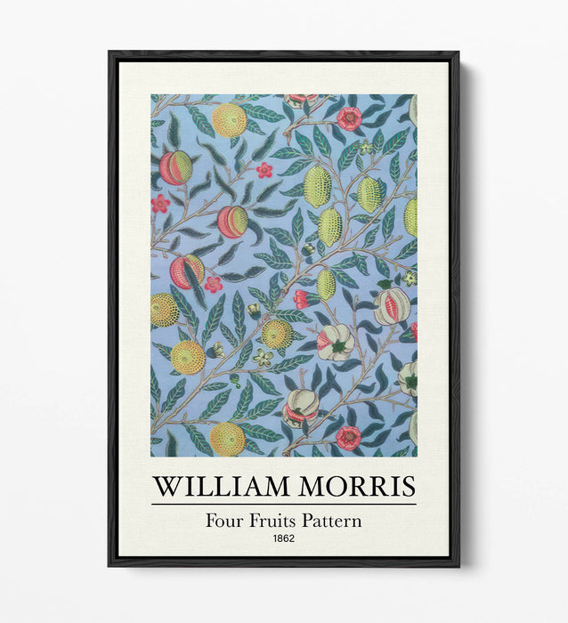 Canvas Art Print | Handmade UK Canvas With Fruit Pattern & Float Effect Frame