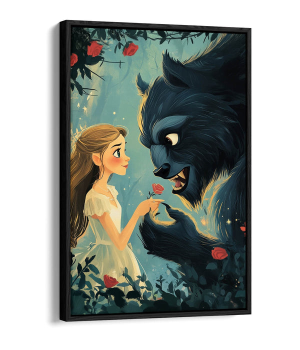 Kids Canvas Wall Art - Fairy Tale Bedroom Art | Float Effect Premium Print