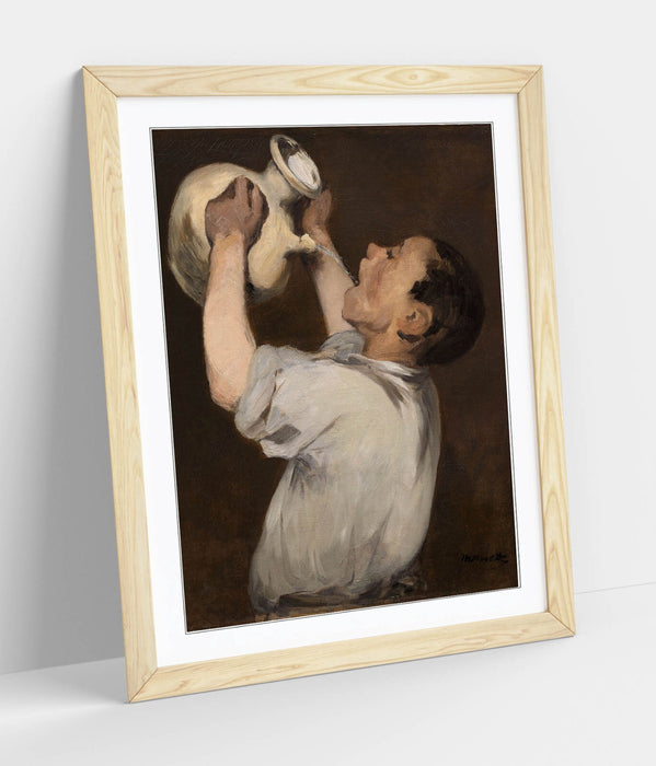 Framed Art Poster – Edouard Manet Boy With Pitcher Print | Handmade UK Frame