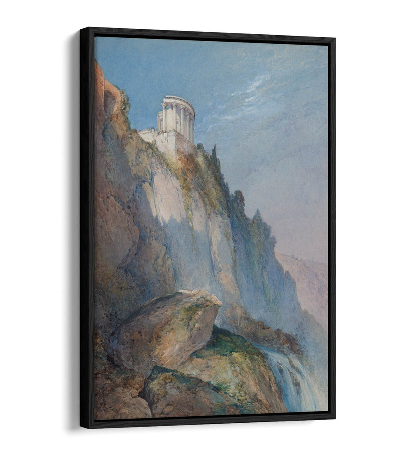 Float Effect Canvas - Temple Of Vesta Art Print | Handmade UK Canvas Wall Art