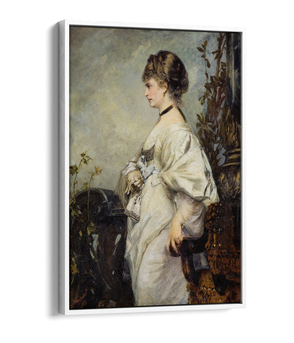 HANS MAKART, MAGDALENA PLACH -FLOAT EFFECT CANVAS WALL ART PIC PRINT