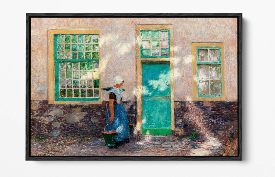 EMILE CLAUS, THE LITTLE SERVANT -FLOAT EFFECT CANVAS WALL ART PIC PRINT