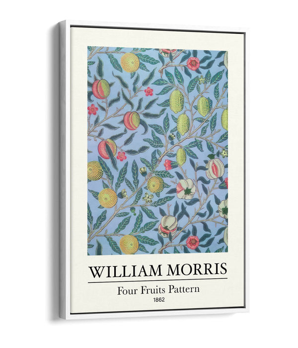 Canvas Art Print | Handmade UK Canvas With Fruit Pattern & Float Effect Frame