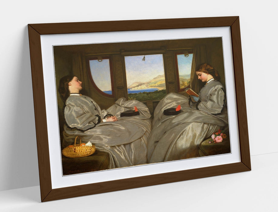 Framed Art Poster - Augustus Leopold Egg Travel Companions Print | UK Made Frame