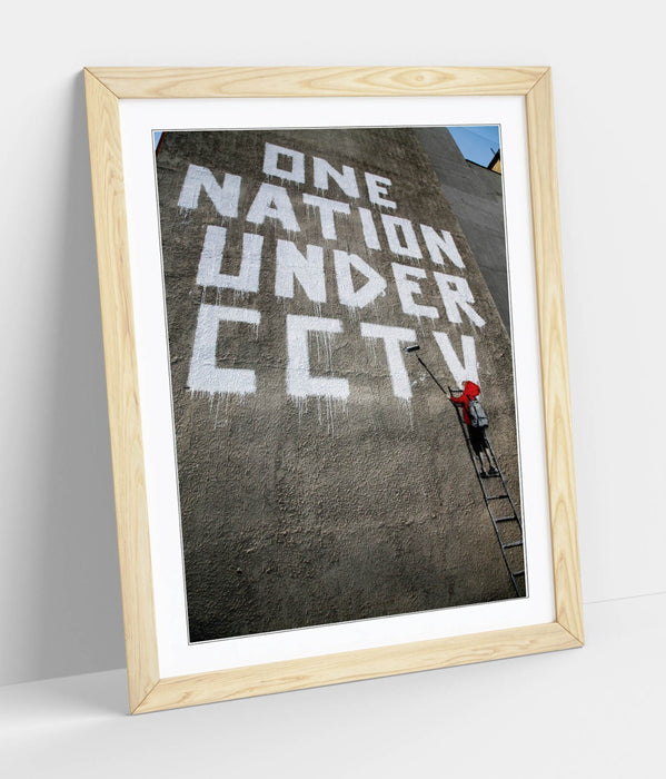 Banksy Framed Art – Graffiti Wall Decor | Urban Street Art Poster Print