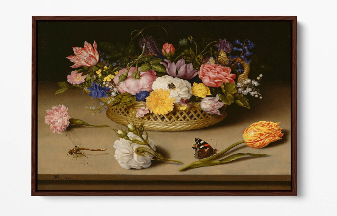 Canvas Wall Art Print | Handmade Botanical Canvas Art with Scratch Resistant Print & MDF Frame