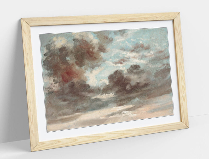 Framed Wall Art - John Constable, Cloud Study | Matte Paper Print, Ready To Hang
