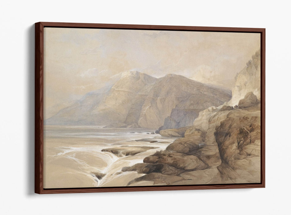 Float Effect Canvas Art - Coast Of Syria Handmade Canvas Wall Art Print