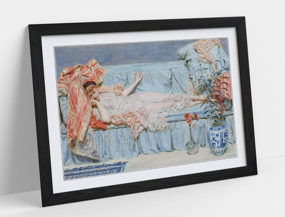 Framed Wall Art - Albert Joseph Moore Lilies Poster Print on Matte Paper