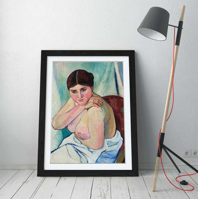 Framed Wall Art - Suzanne Valadon Juliet Sitting In Armchair | Handmade UK Art Print