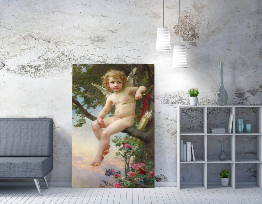 GUILLAUME SEIGNAC, CUPID -CANVAS WALL ARTWORK PIC PRINT