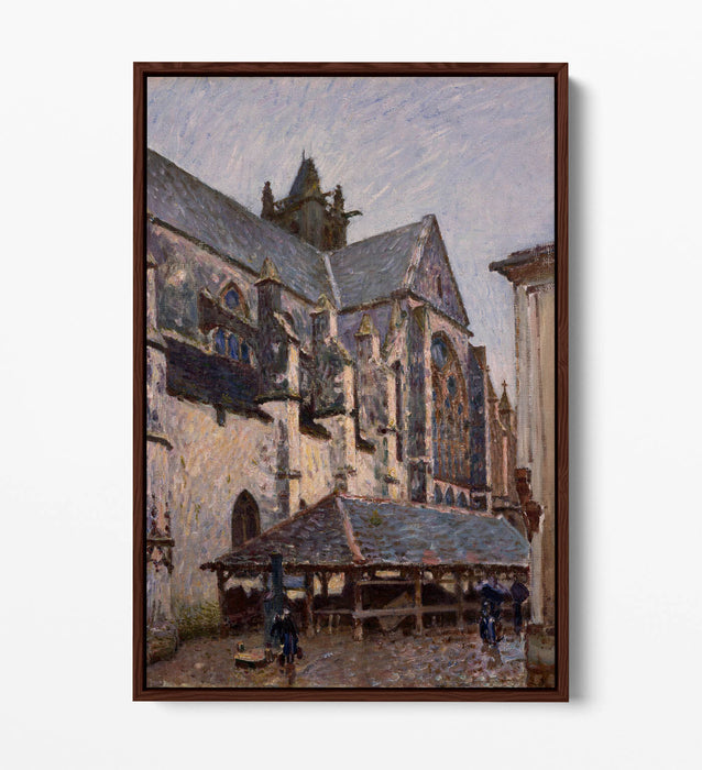 Canvas Wall Art Print Featuring Alfred Sisley | Float Effect Premium Canvas Frame