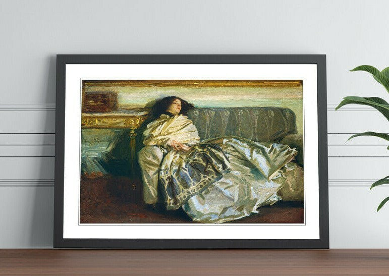 Framed Art Poster - John Singer Sargent Spanish Dancer Print | Matte Paper, Ready To Hang