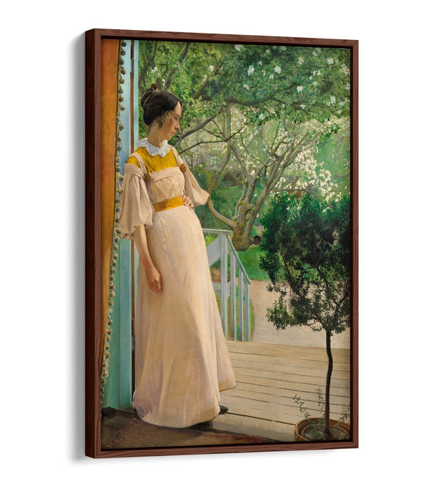 Float Effect Canvas Art - L.A Ring Artist's Wife | Premium Varnish Finish, Ready To Hang