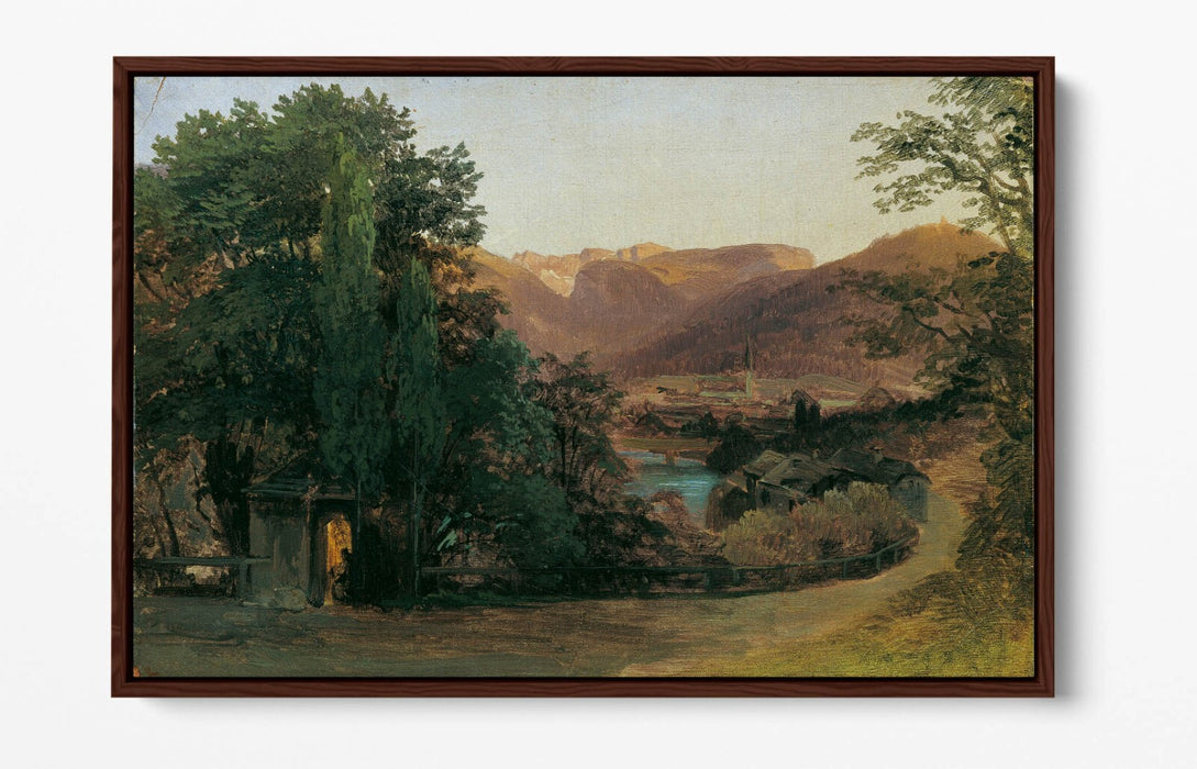 THOMAS ENDER, AREA NEAR ISCHL -FLOAT EFFECT CANVAS WALL ART PIC PRINT