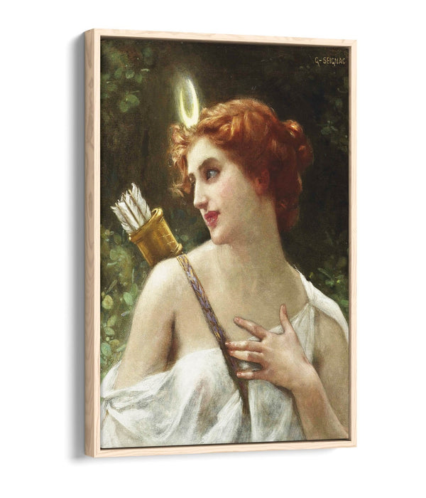 GUILLAUME SEIGNAC, DIANA THE HUNTRESS-FLOAT EFFECT CANVAS WALL ART PICTURE PRINT