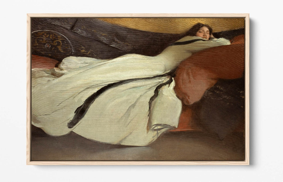 Canvas Wall Art - John White Alexander Repose Float Effect Canvas Print With 30mm Deep Frame