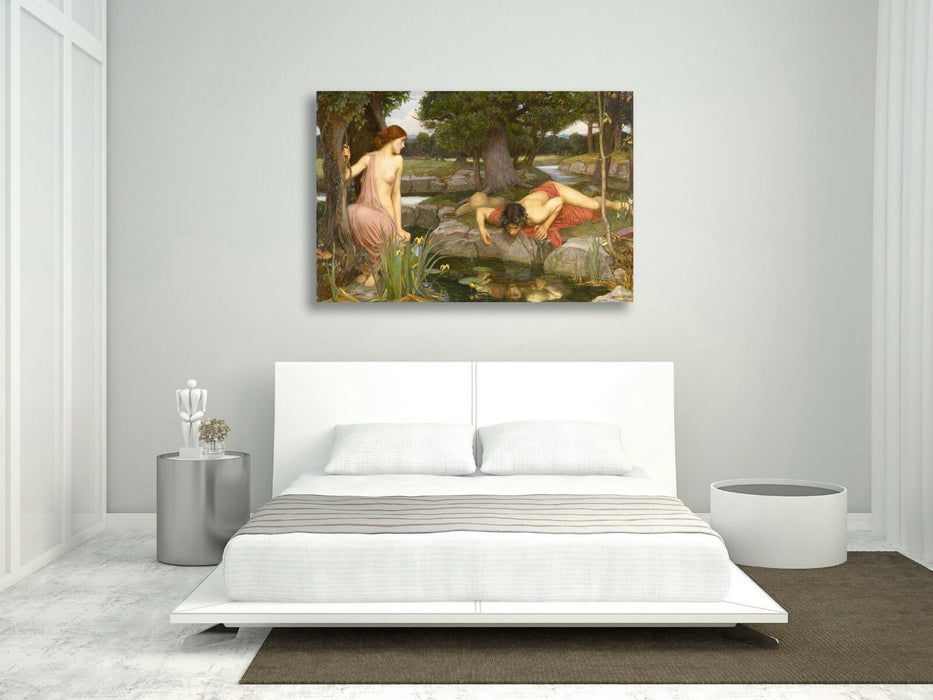 CANVAS WALL ART PRINT ARTWORK PAINTING John William Waterhouse Echo & Narcissus
