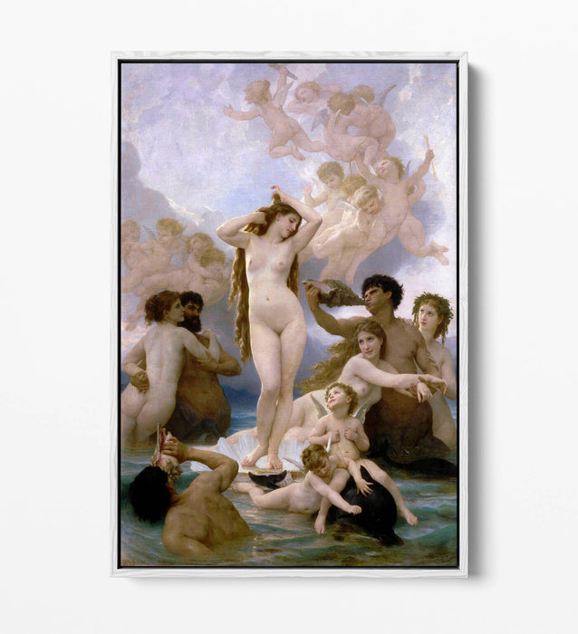 Float Effect Canvas Art - Handmade UK Premium Canvas Print Birth Of Venus