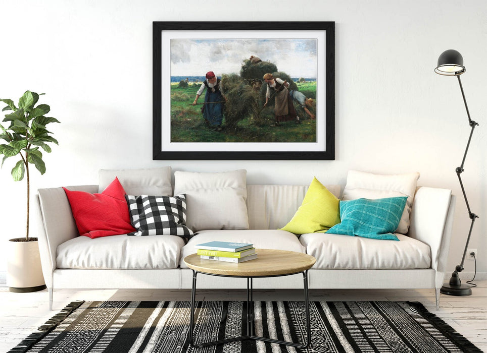 Framed Wall Art – Julien Dupre Haymaking Painting Print | UK Handmade Frame