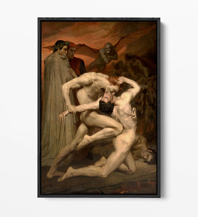 Float Effect Canvas Art - British Handmade Premium William Adolphe Bouguereau Print
