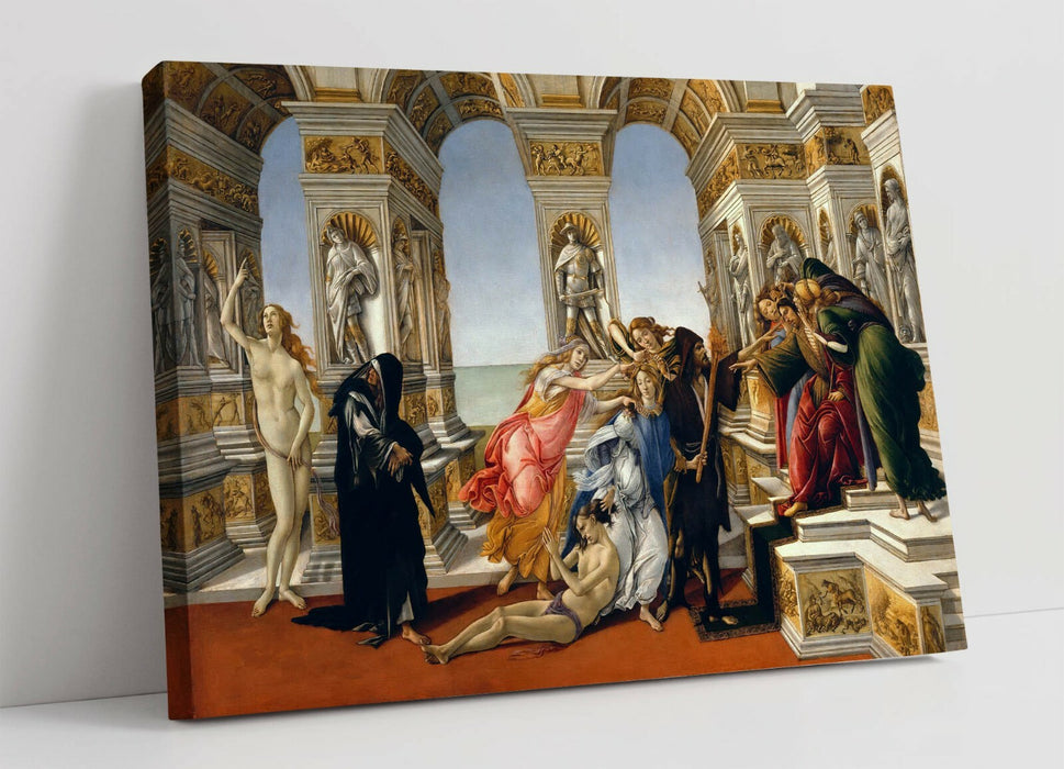 Canvas Wall Art | Sandro Botticelli Calumny of Apelles - Archival Grade Handmade Artwork