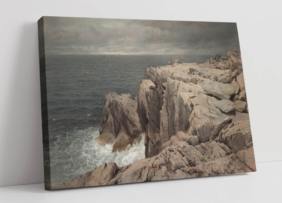 Canvas Wall Art - William Trost Richards Cormorant Cliff Print on Archival Grade Canvas