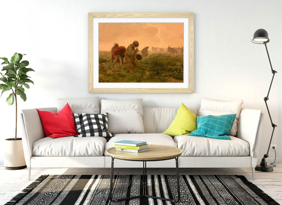 Framed Wall Art – Jozef Chelmonski Thunderstorm Painting | Handmade UK Decor