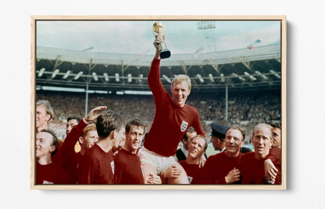 England World Cup Canvas - 1966 Float Effect Canvas Wall Art With Premium Varnish Finish