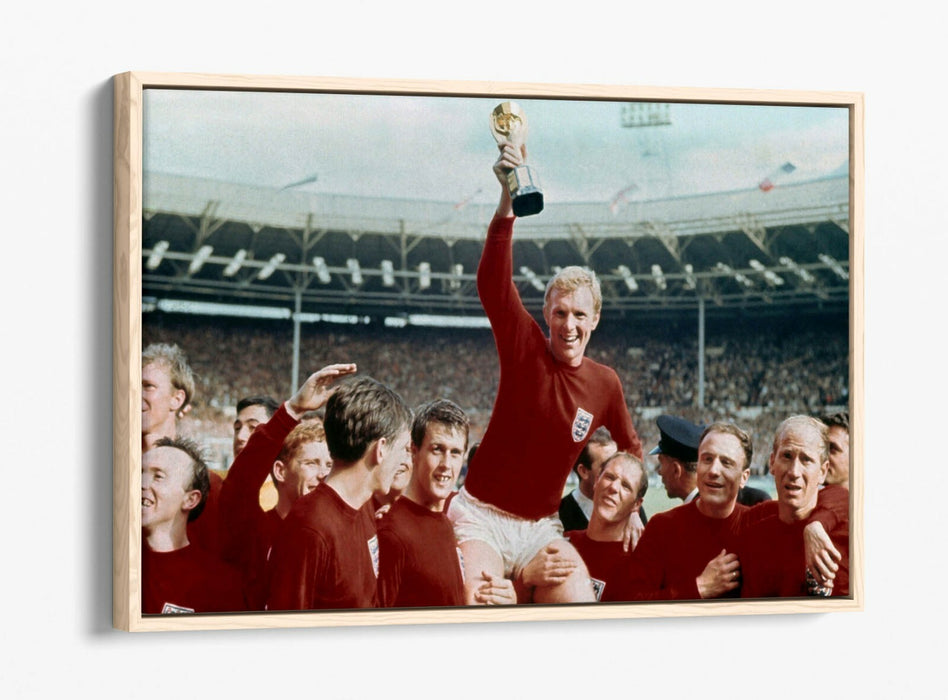 England World Cup Canvas - 1966 Float Effect Canvas Wall Art With Premium Varnish Finish