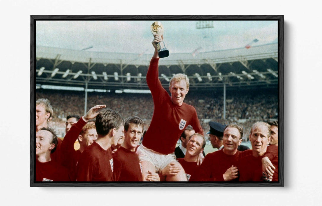 England World Cup Canvas - 1966 Float Effect Canvas Wall Art With Premium Varnish Finish