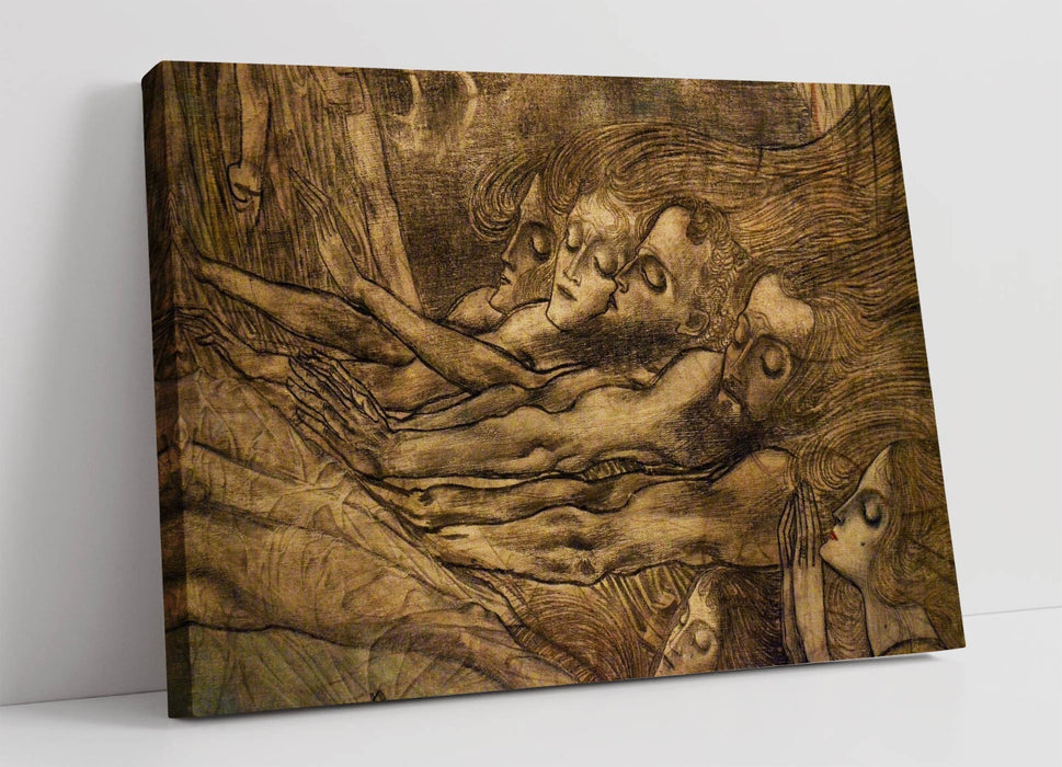 Canvas Wall Art – Jan Toorop The Sphinx Painting | Handmade Archival Quality Print