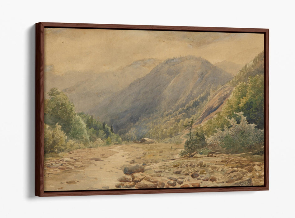 Canvas Wall Art Print - Rainy Day Painting on Premium Float Effect Canvas