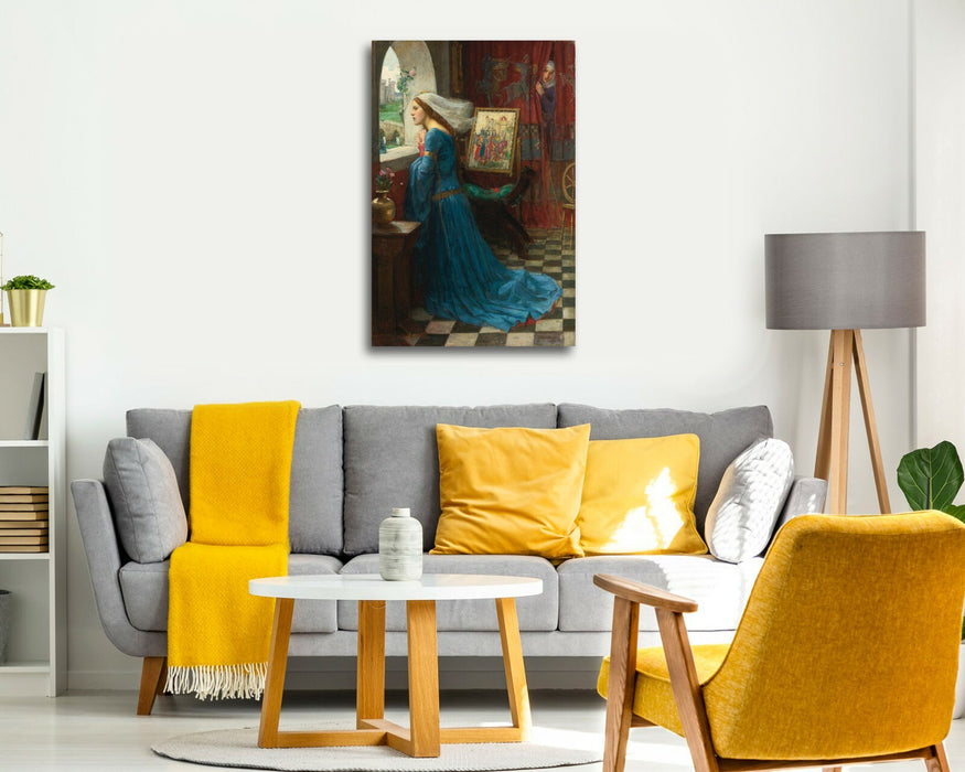 CANVAS WALL ART PAINTING PRINT BLUE  ARTWORK John W Waterhouse Fair Rosamund