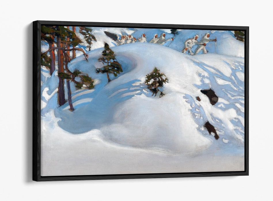 ASKELI GALLEN-KALLELA, FEBRUARY VISION -FLOAT EFFECT CANVAS WALL ART PRINT