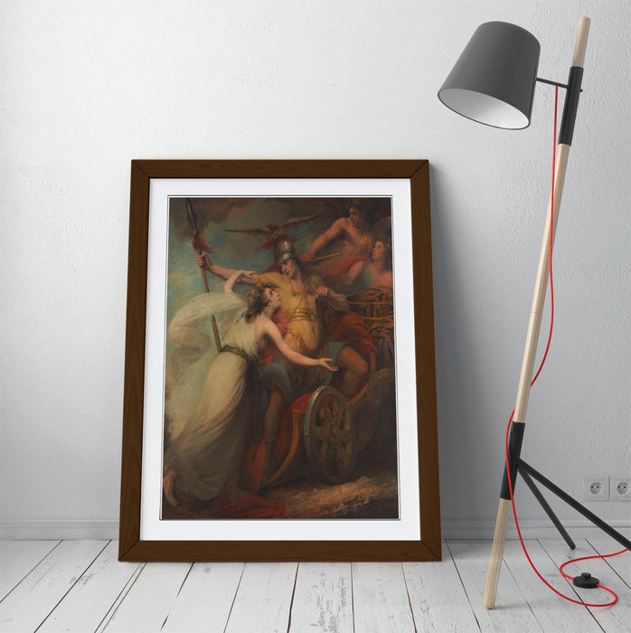 Framed Wall Art – William Artaud Print | The Triumph Of Mercy | Handmade Poster