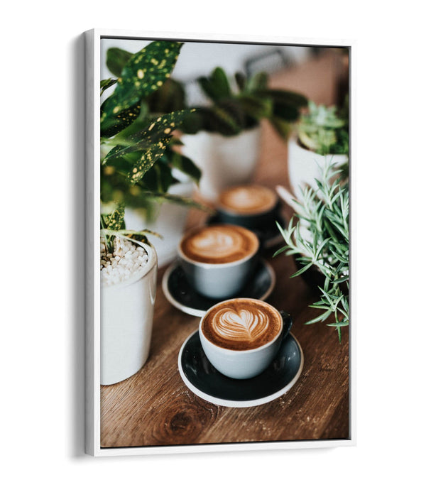 Canvas Wall Art – Coffee Canvas Print With Float Effect Art | Handmade UK Artwork