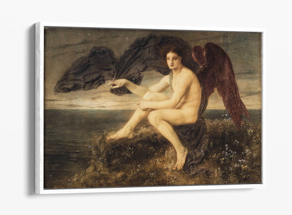 SIMEON SOLOMON, DAWN -FLOAT EFFECT CANVAS WALL ART PRINT