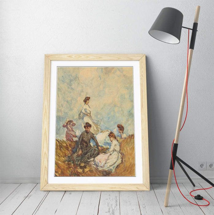 Framed Wall Art - Frances Hodgkins The Hilltop Painting Print | Handmade UK
