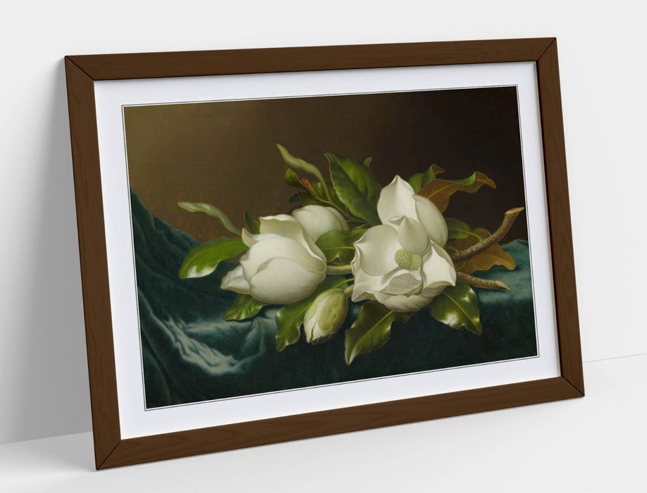 Framed Wall Art - Magnolia Painting Print | Handmade UK Art Poster, Ready To Hang
