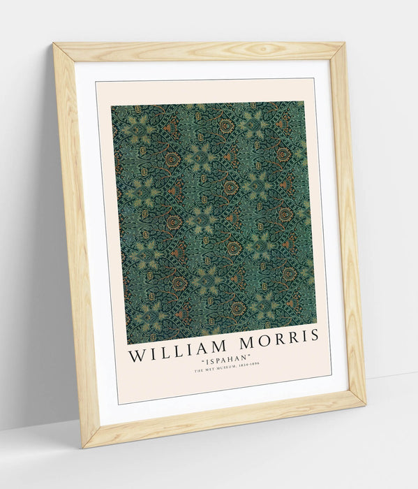 Framed Wall Art William Morris Isphahan Botanical Print - Plant Wall Decor
