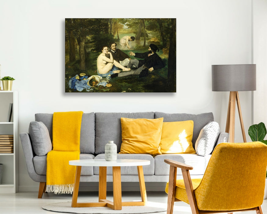 Canvas Wall Art - Edouard Manet Luncheon on the Grass | Handmade Fine Art Print
